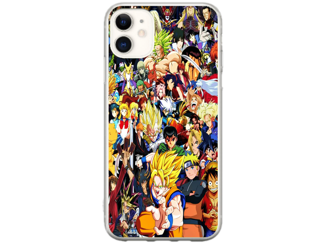 Husa Silicon HQCover compatibila cu Apple iPhone 12 Mini, model Anime v1, rezistenta la socuri si zgarieturi, SP1M00013