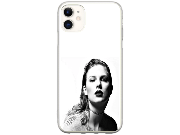 Husa Silicon HQCover compatibila cu Apple iPhone 11, model Taylor Swift v1, rezistenta la socuri si zgarieturi, SP1M00016