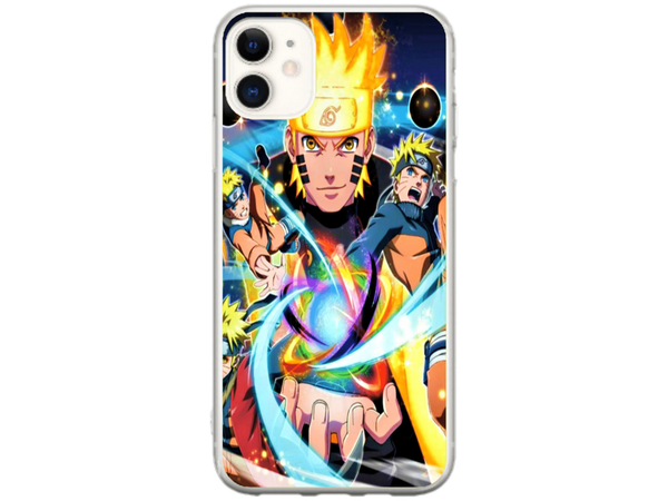 Husa Silicon HQCover compatibila cu Apple iPhone 11, model Naruto v1, rezistenta la socuri si zgarieturi, SP1M00020