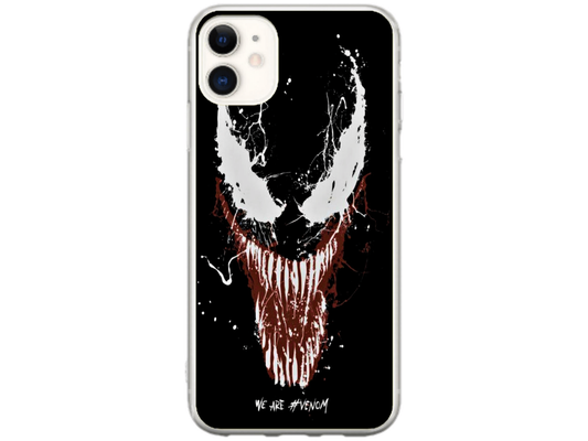 Husa Silicon HQCover compatibila cu Apple iPhone 11, model Venom v1, rezistenta la socuri si zgarieturi, SP1M00024