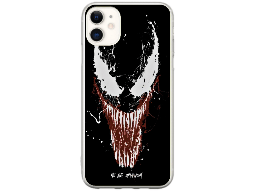 Husa Silicon HQCover compatibila cu Apple iPhone 12, model Venom v1, rezistenta la socuri si zgarieturi, SP1M00024