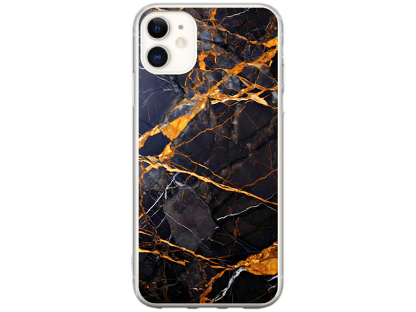 Husa Silicon HQCover compatibila cu Apple iPhone 11, model Marble v1, rezistenta la socuri si zgarieturi, SP1M00035