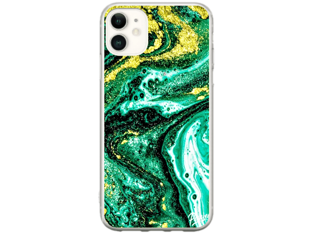 Husa Silicon HQCover compatibila cu Apple iPhone 12 Mini, model Explozie de culori v4, rezistenta la socuri si zgarieturi, SP1M00045