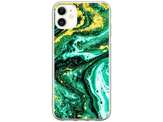 Husa Silicon HQCover compatibila cu Apple iPhone 12 Mini, model Explozie de culori v4, rezistenta la socuri si zgarieturi, SP1M00045