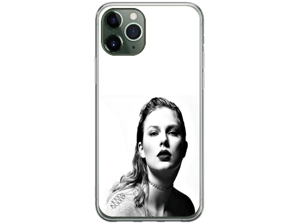 Husa Silicon HQCover compatibila cu Apple iPhone 11 Pro Max, model Taylor Swift v1, rezistenta la socuri si zgarieturi, SP1M00016