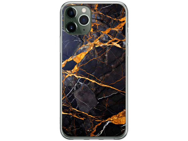 Husa Silicon HQCover compatibila cu Apple iPhone 11 Pro Max, model Marble v1, rezistenta la socuri si zgarieturi, SP1M00035