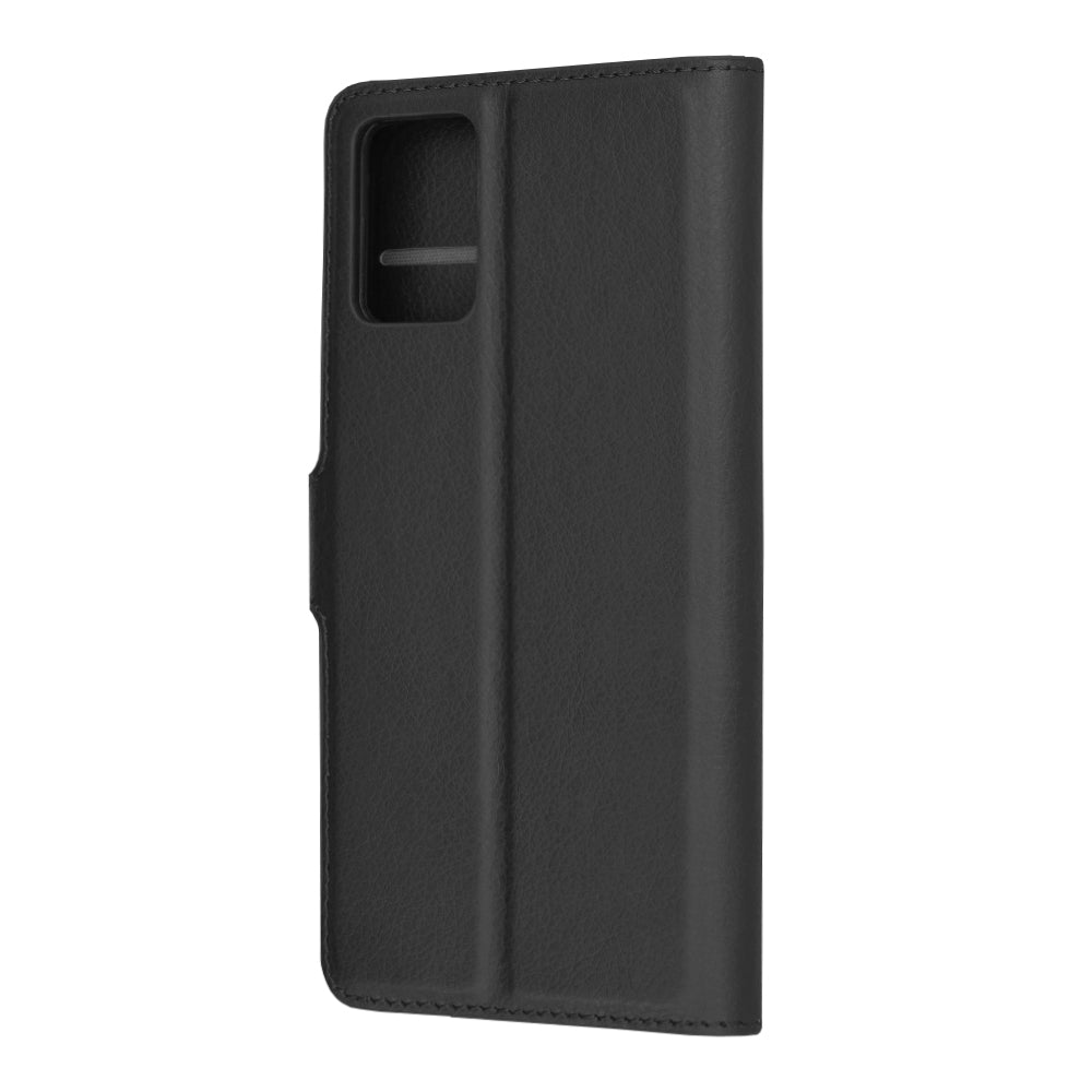 Husa de protectie Techsuit Leather Folio compatibila cu Motorola Edge 30 Neo, acoperire spate, negru