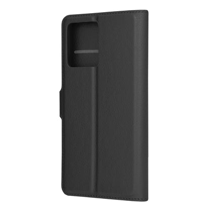 Husa de protectie Techsuit Leather Folio compatibila cu Motorola Edge 40, acoperire spate, negru