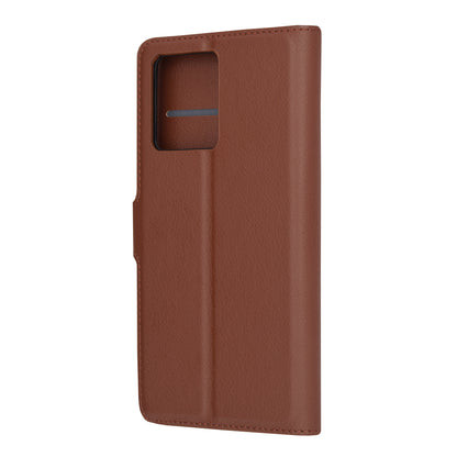 Husa de protectie Techsuit Leather Folio compatibila cu Motorola Edge 40 Neo, acoperire spate, maro
