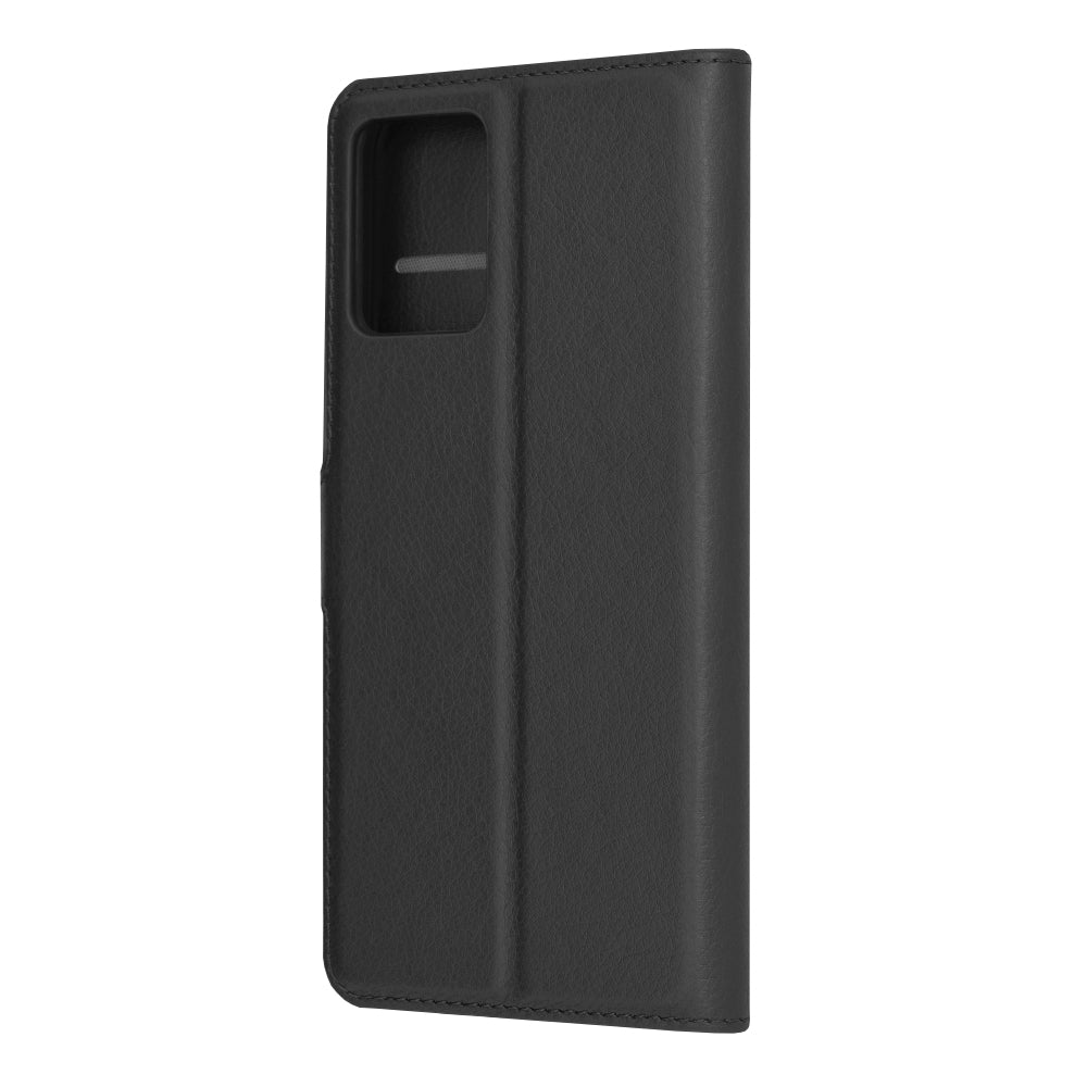 Husa de protectie Techsuit Leather Folio compatibila cu Motorola Moto G13, acoperire spate, negru