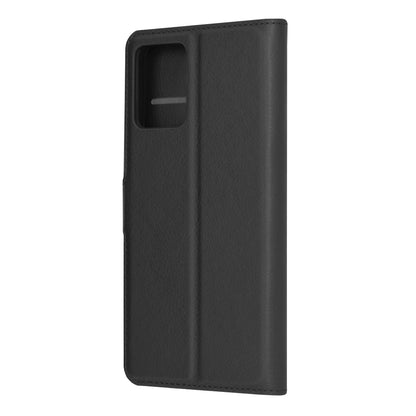 Husa de protectie Techsuit Leather Folio compatibila cu Motorola Moto G13, acoperire spate, negru
