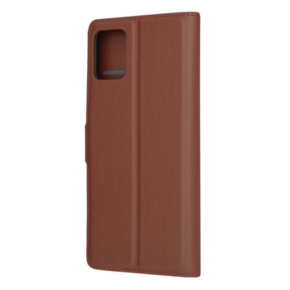 Husa de protectie Techsuit Leather Folio compatibila cu Motorola Moto G32, acoperire spate, maro
