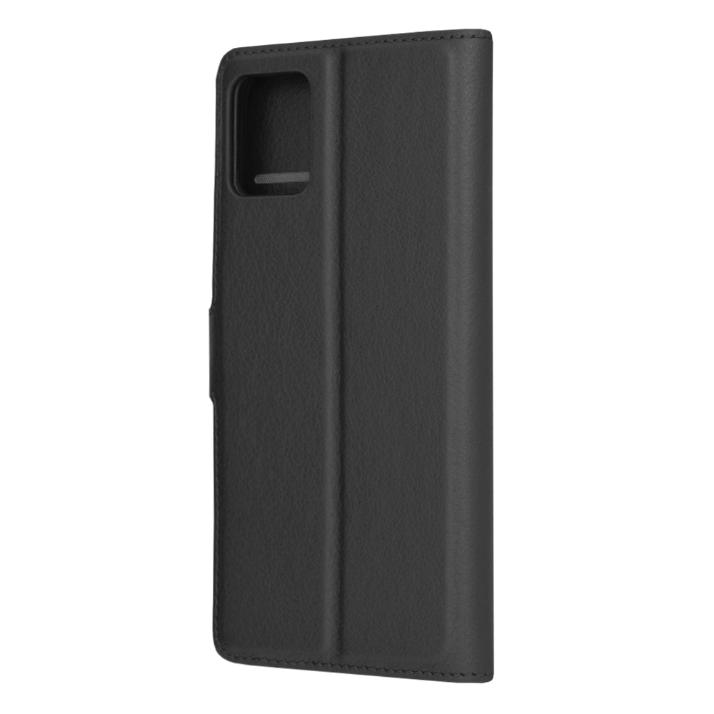 Husa de protectie Techsuit Leather Folio compatibila cu Motorola Moto G32, acoperire spate, negru