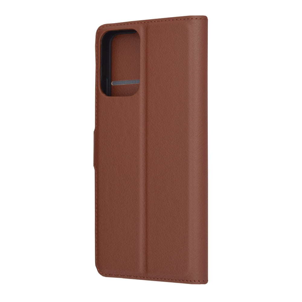 Husa de protectie Techsuit Leather Folio compatibila cu Motorola Moto G34, acoperire spate, maro