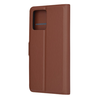 Husa de protectie Techsuit Leather Folio compatibila cu Motorola Moto G84, acoperire spate, maro