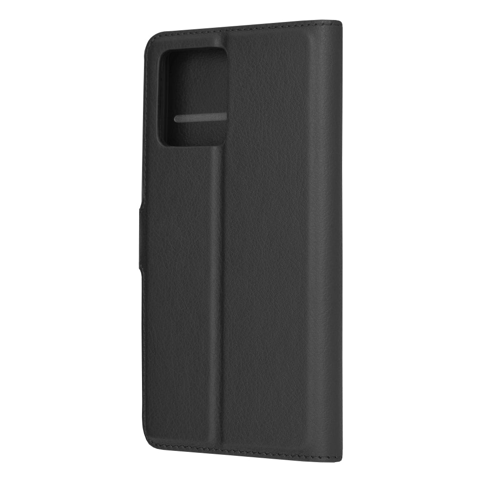 Husa de protectie Techsuit Leather Folio compatibila cu Motorola Moto G84, acoperire spate, negru