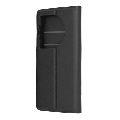 Husa de protectie Techsuit Leather Folio compatibila cu Oneplus 12, acoperire spate, negru