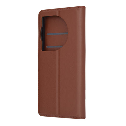 Husa de protectie Techsuit Leather Folio compatibila cu Oneplus 12, acoperire spate, maro