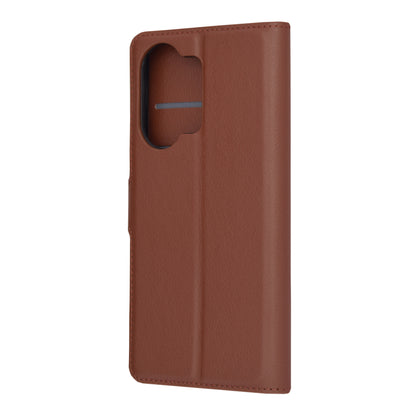 Husa de protectie Techsuit Leather Folio compatibila cu Oneplus Nord 3, acoperire spate, maro