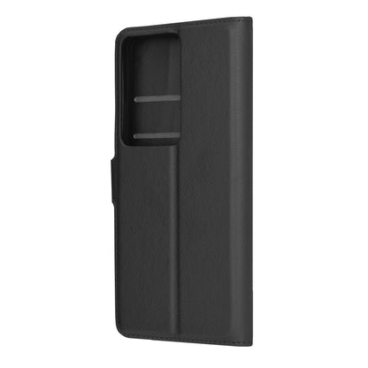 Husa de protectie Techsuit Leather Folio compatibila cu Oppo A79 5G, acoperire spate, negru
