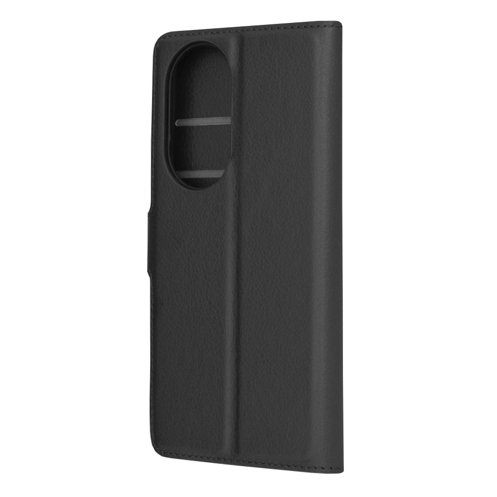 Husa de protectie Techsuit Leather Folio compatibila cu Oppo Reno10 Pro, acoperire spate, negru
