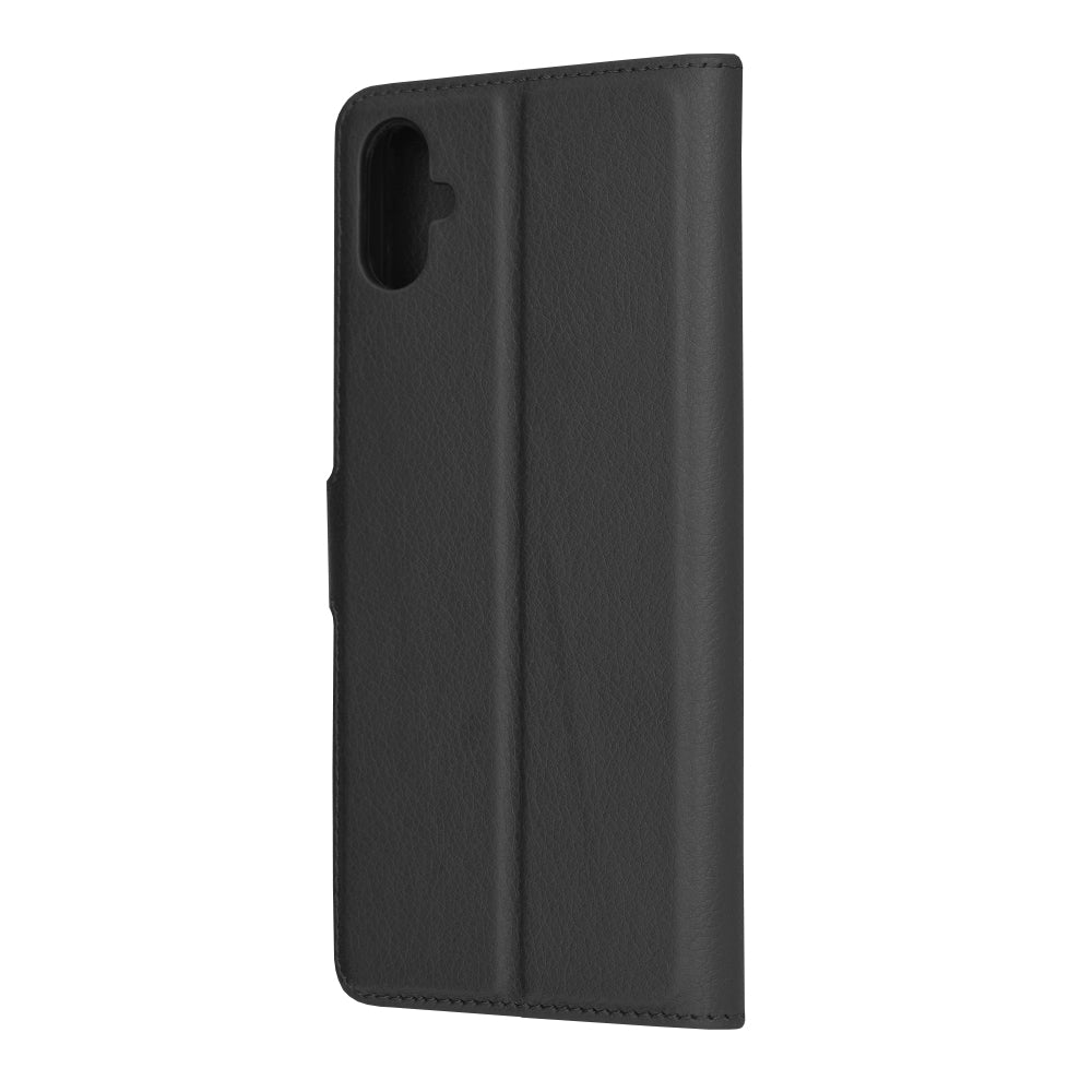 Husa de protectie Techsuit Leather Folio compatibila cu Samsung Galaxy A05, acoperire spate, negru