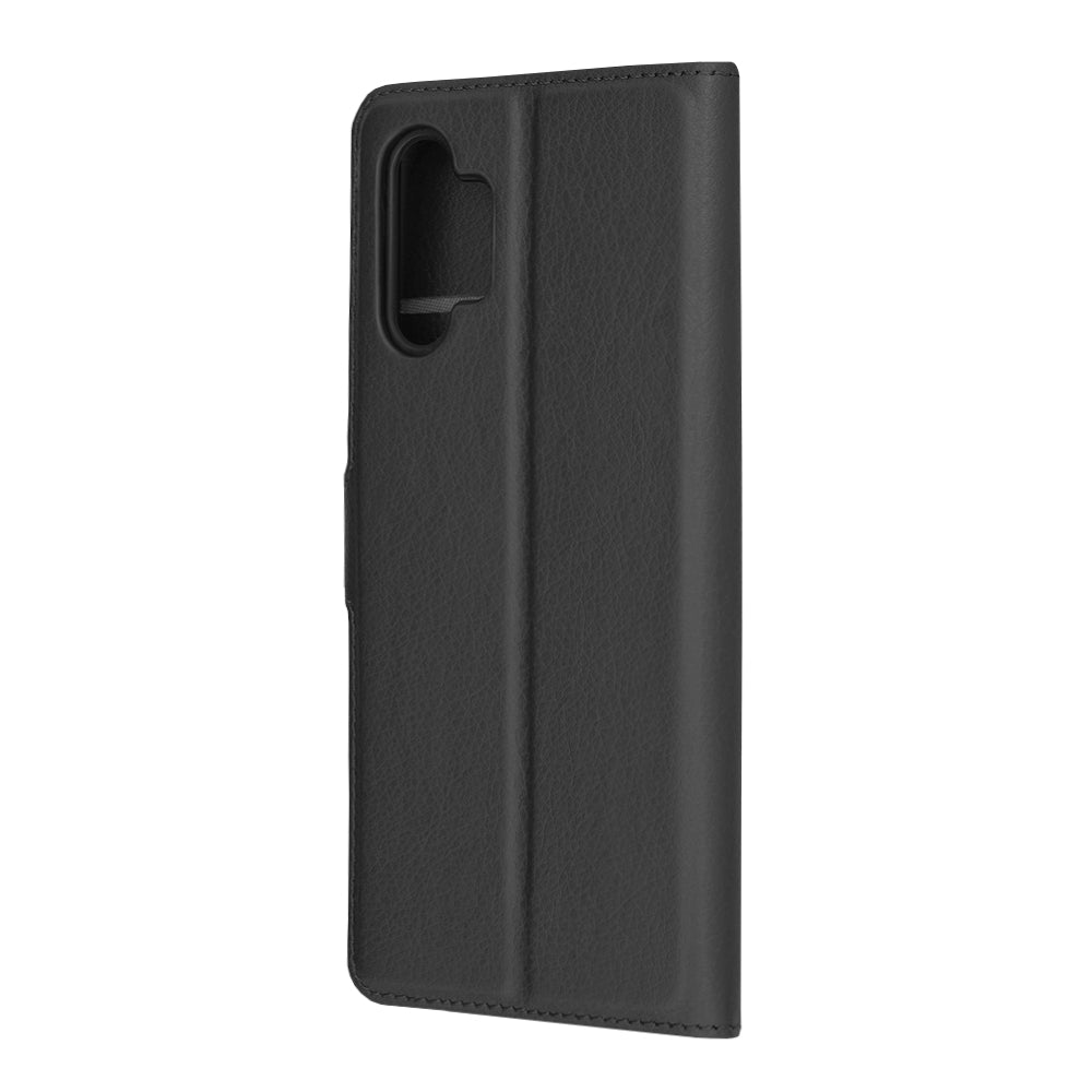Husa de protectie Techsuit Leather Folio compatibila cu Samsung Galaxy A04s, acoperire spate, negru