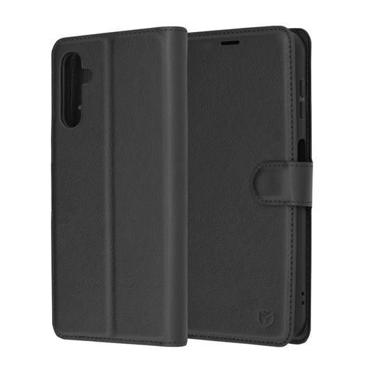 Husa de protectie Techsuit Leather Folio compatibila cu Samsung Galaxy A14 5G, acoperire spate, negru