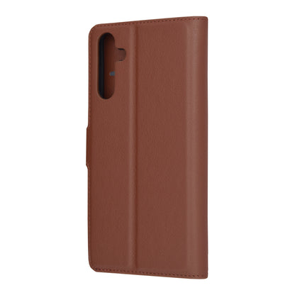 Husa de protectie Techsuit Leather Folio compatibila cu Samsung Galaxy A15 5G, acoperire spate, maro