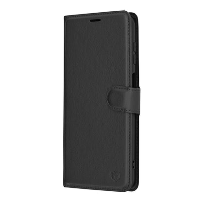 Husa de protectie Techsuit Leather Folio compatibila cu Samsung Galaxy A23 5G, acoperire spate, negru