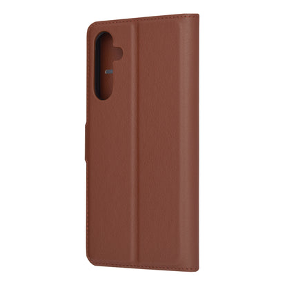Husa de protectie Techsuit Leather Folio compatibila cu Samsung Galaxy A25 5G, acoperire spate, maro