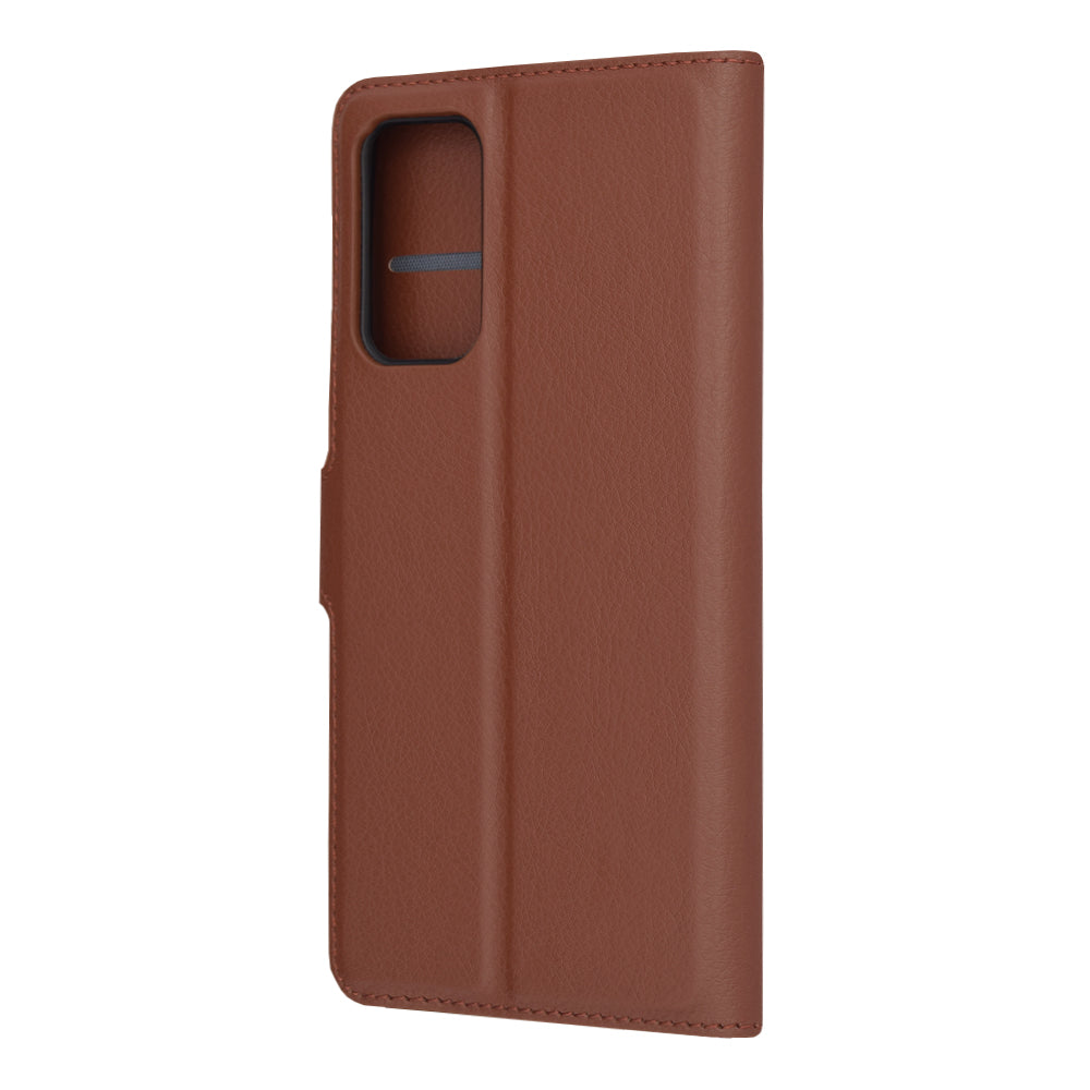 Husa de protectie Techsuit Leather Folio compatibila cu Samsung Galaxy A33 5G, acoperire spate, maro