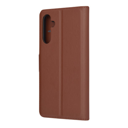 Husa de protectie Techsuit Leather Folio compatibila cu Samsung Galaxy A34 5G, acoperire spate, maro
