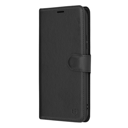 Husa de protectie Techsuit Leather Folio compatibila cu Samsung Galaxy A34 5G, acoperire spate, negru