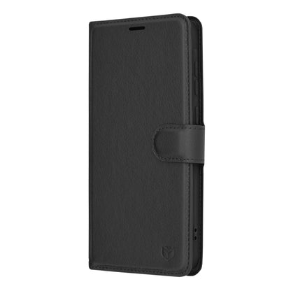 Husa de protectie Techsuit Leather Folio compatibila cu Samsung Galaxy A35 5G, acoperire spate, negru
