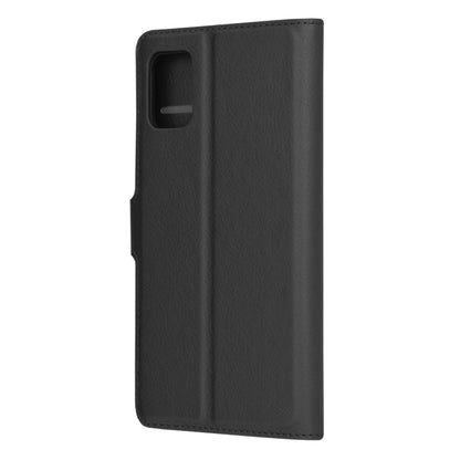 Husa de protectie Techsuit Leather Folio compatibila cu Samsung Galaxy A51 4G, acoperire spate, negru