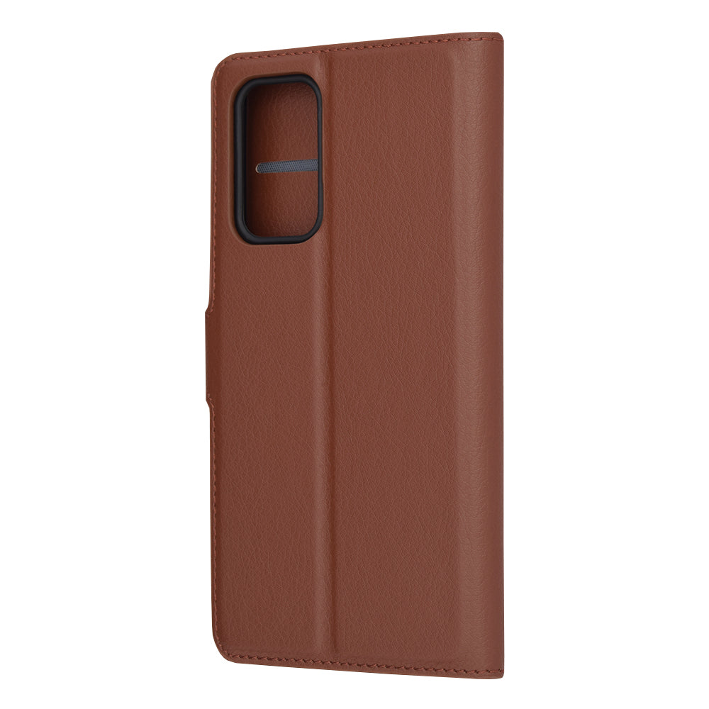 Husa de protectie Techsuit Leather Folio compatibila cu Samsung Galaxy A53 5G, acoperire spate, maro
