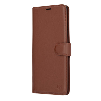 Husa de protectie Techsuit Leather Folio compatibila cu Samsung Galaxy Note 20 Ultra, acoperire spate, maro