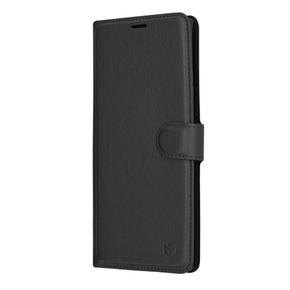 Husa de protectie Techsuit Leather Folio compatibila cu Samsung Galaxy Note 20 Ultra 5G, acoperire spate, negru