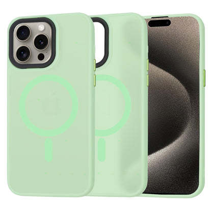 Husa de protectie Techsuit HaloFrost Series compatibila cu Apple iPhone 15 Pro Max , acoperire spate, verde deschis