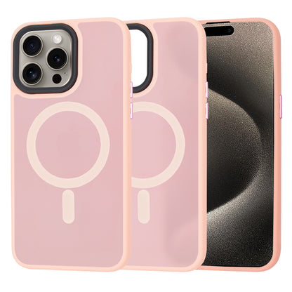 Husa de protectie Techsuit HaloFrost Series compatibila cu Apple iPhone 15 Pro Max , acoperire spate, roz