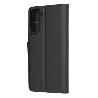 Husa de protectie Techsuit Leather Folio compatibila cu Samsung Galaxy S21 5G, acoperire spate, negru