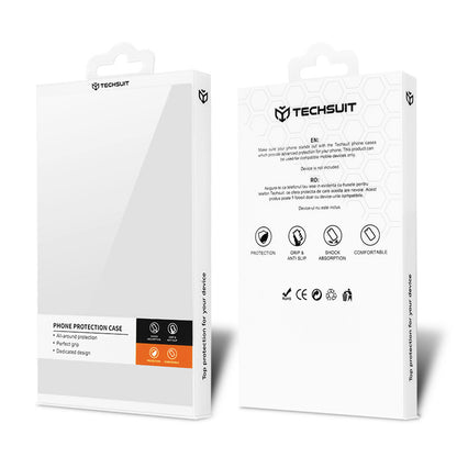 Husa de protectie Techsuit Luxury Crystal MagSafecompatibila cu Apple iPhone 15 Plus, acoperire spate, rosu