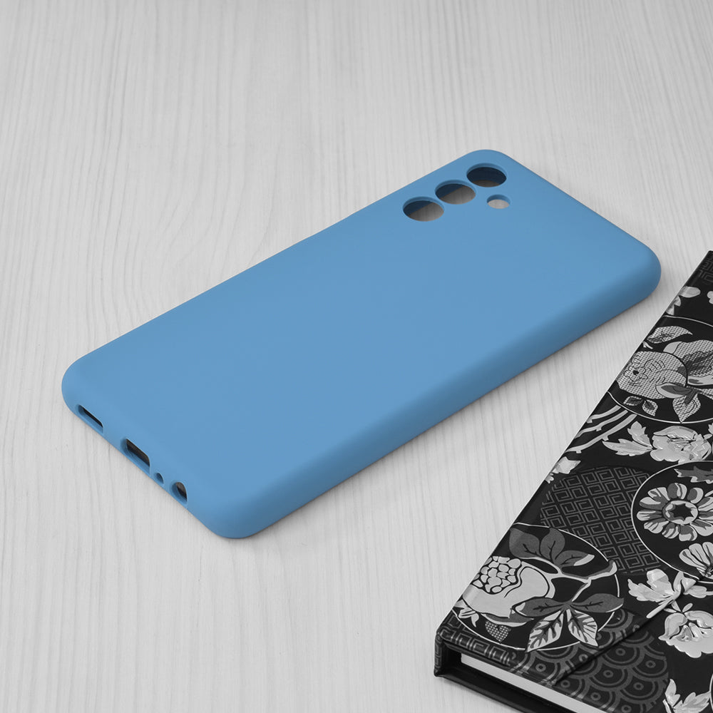 Husa de protectie Techsuit Soft Edge Silicone compatibila cu Samsung Galaxy A13 5G, acoperire spate, albastru deschis