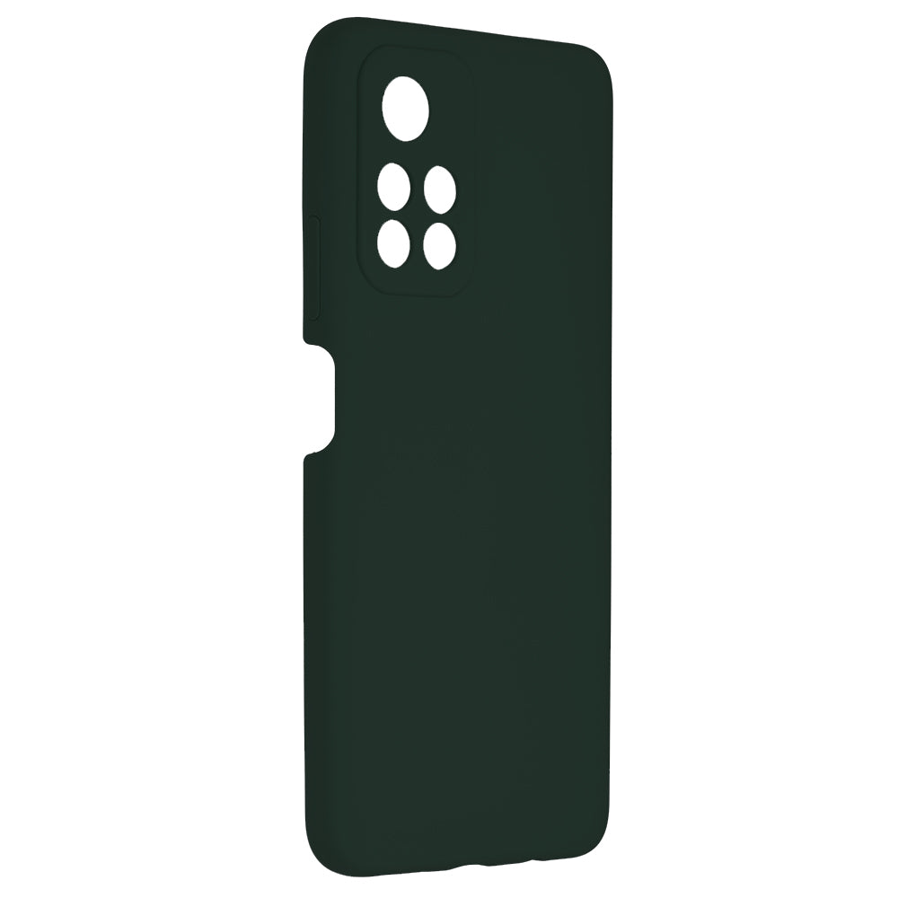 Husa de protectie Techsuit Soft Edge Silicone compatibila cu Xiaomi Poco M4 Pro 5G, acoperire spate, verde inchis