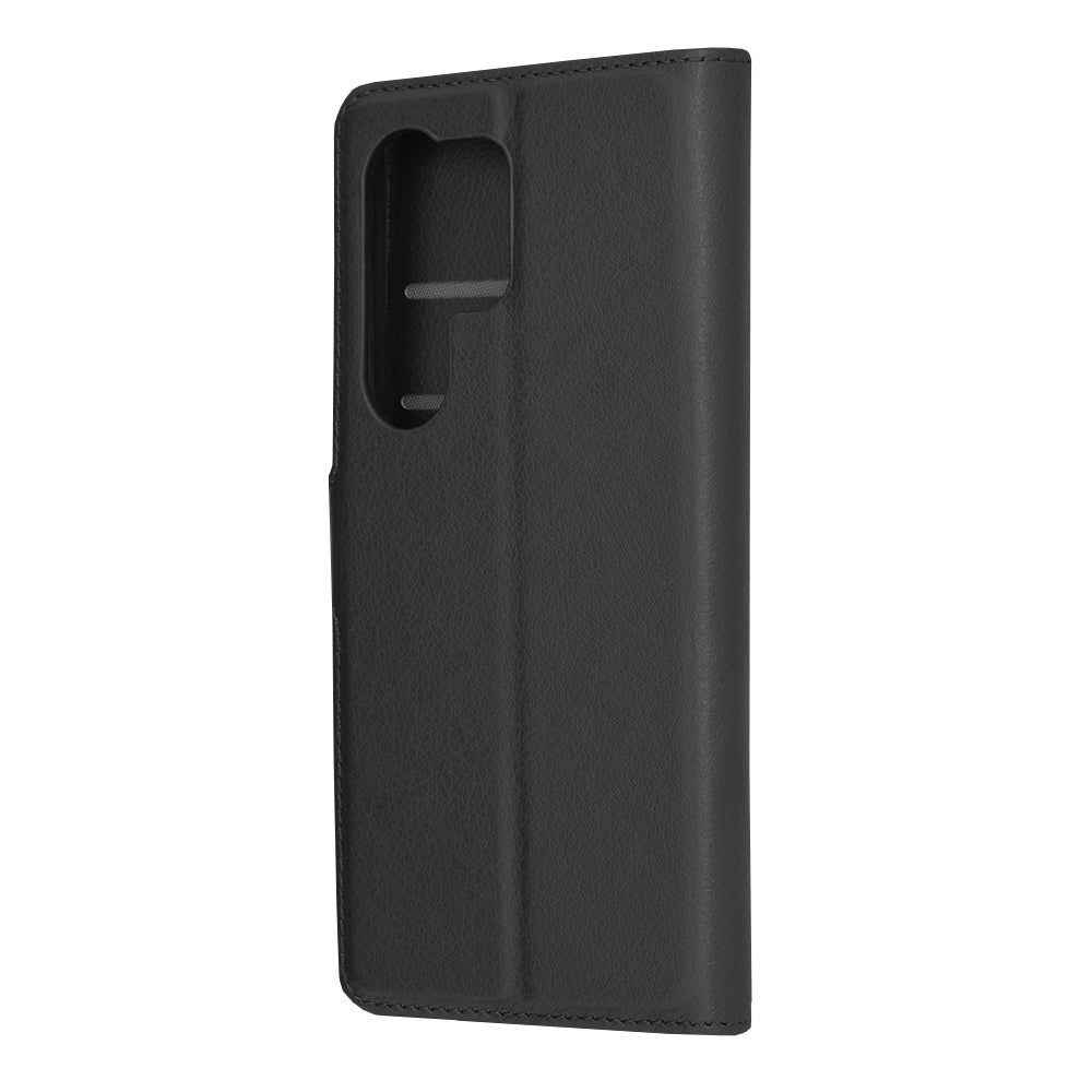Husa de protectie Techsuit Leather Folio compatibila cu Samsung Galaxy S24 Ultra, acoperire spate, negru