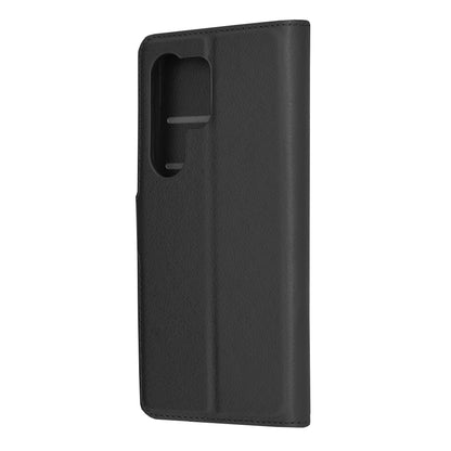 Husa de protectie Techsuit Leather Folio compatibila cu Samsung Galaxy S24 Ultra, acoperire spate, negru