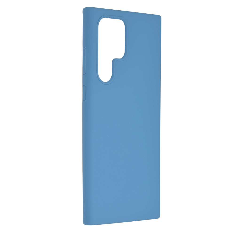 Husa de protectie Techsuit Soft Edge Silicone compatibila cu Samsung Galaxy S22 Ultra, acoperire spate, albastru deschis