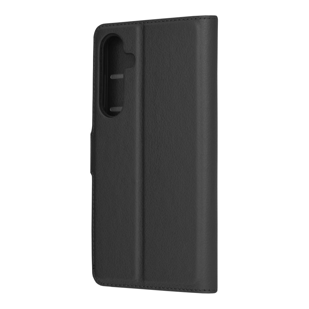 Husa de protectie Techsuit Leather Folio compatibila cu Samsung Galaxy S24 Plus, acoperire spate, negru