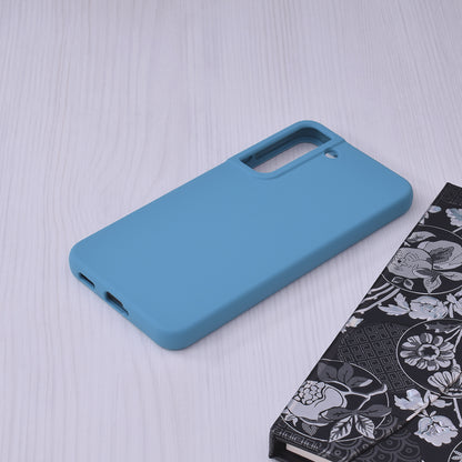 Husa de protectie Techsuit Soft Edge Silicone compatibila cu Samsung Galaxy S22, acoperire spate, albastru deschis